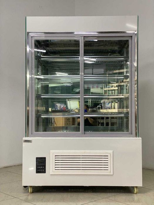 Витринный холодильник, белый 150см, 130см  (высота 180см)