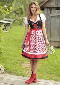 немецкий национальный женский костюм