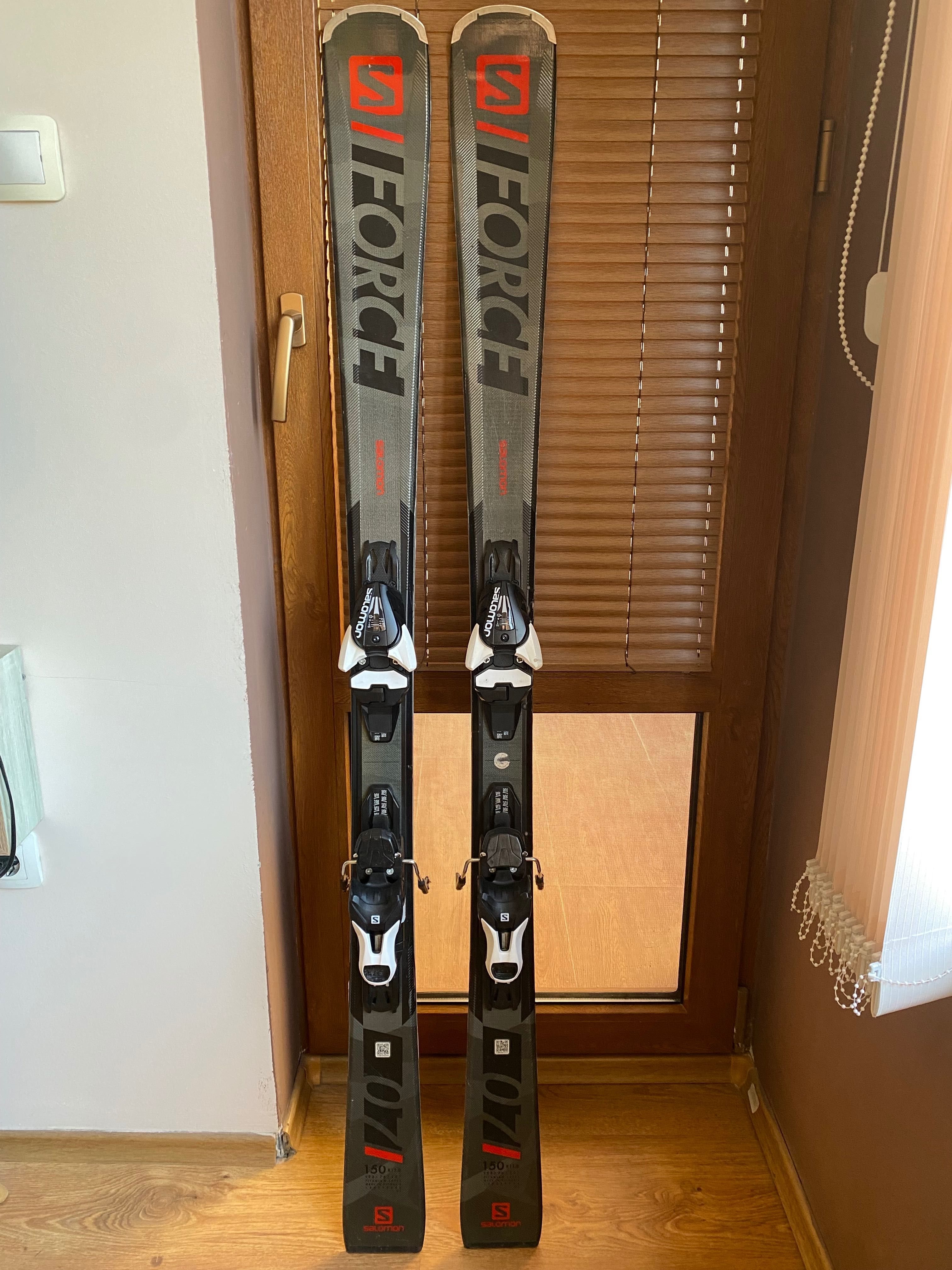 ски Salomon S/FORCE 7  2021, 123/76/107,11м радиус ,150cm Мъжки/Дамски