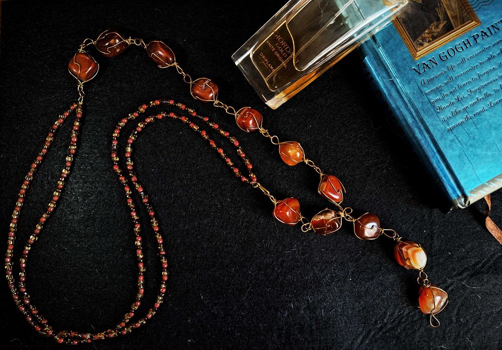 Продам украшения ручной работы из натуральных камней.