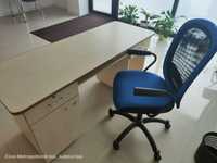 Birou și scaun de birou tapițerie textilă