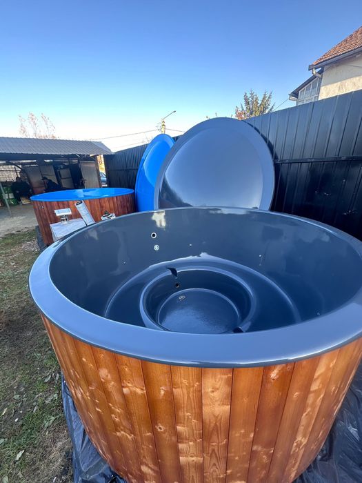 Ciubar din fibra de sticla cu soba exterioara - pentru 8-10 persoane