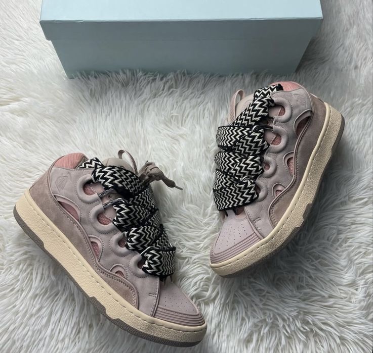 adidasi sneakers lanvin curb pink