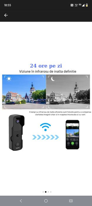 Vând sonerie cu wifi Noua