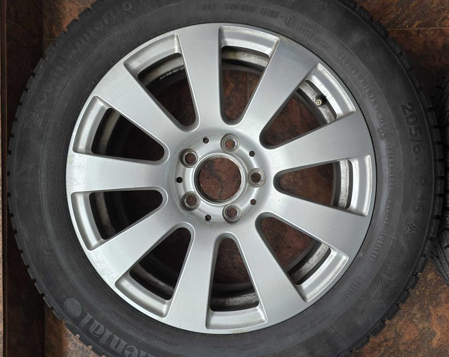 Джанти 16" със зимни гуми за Мерцедес Е класа W212/C класа W204