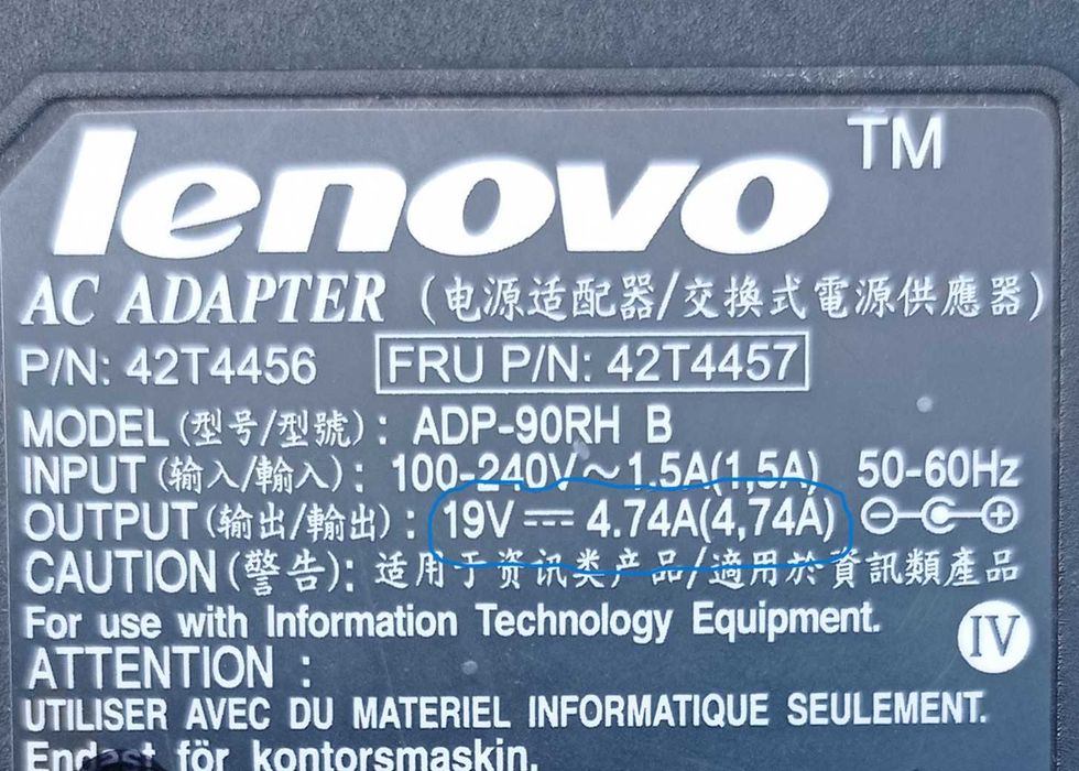 Încărcător Laptop, LITEON, Toshiba,HP, Fujitsu,SONY, LENOVO 90 W,