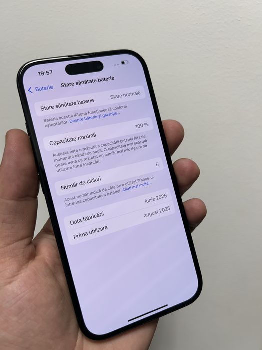 Iphone 16 128GB 5 cicluri 100%