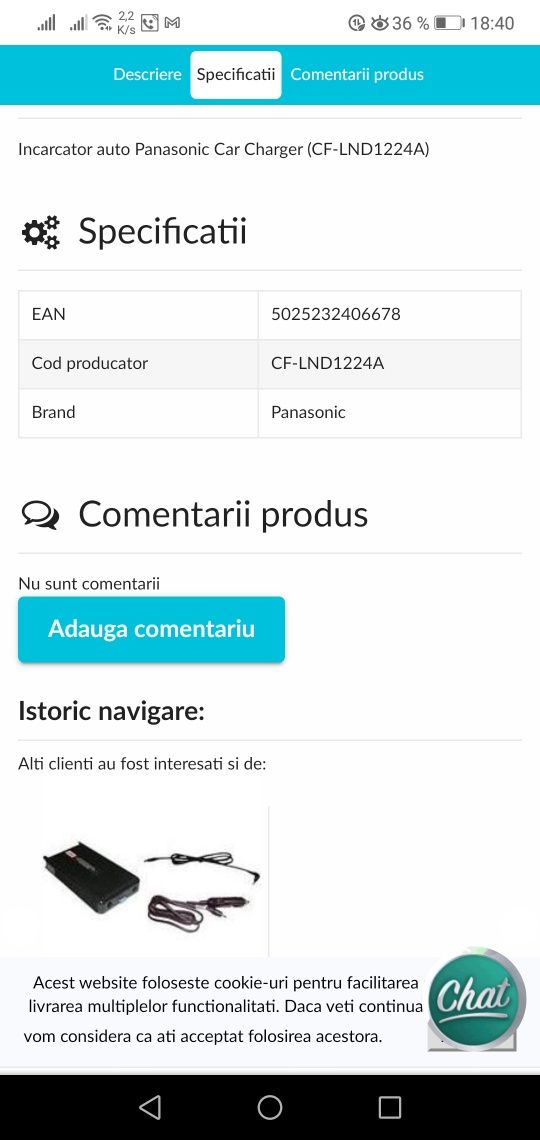 Încărcător /convertor laptop pentru mașină