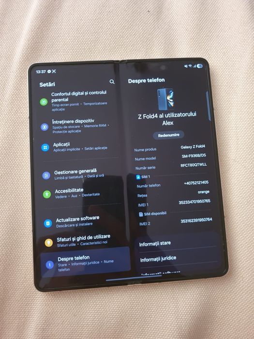 Samsung galaxi fold 4 256 gb
