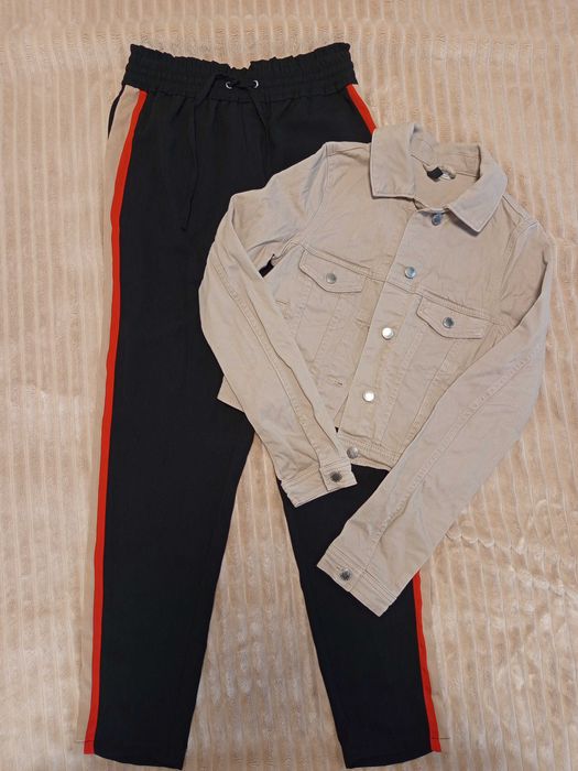 Комплект от панталон и дънково яке