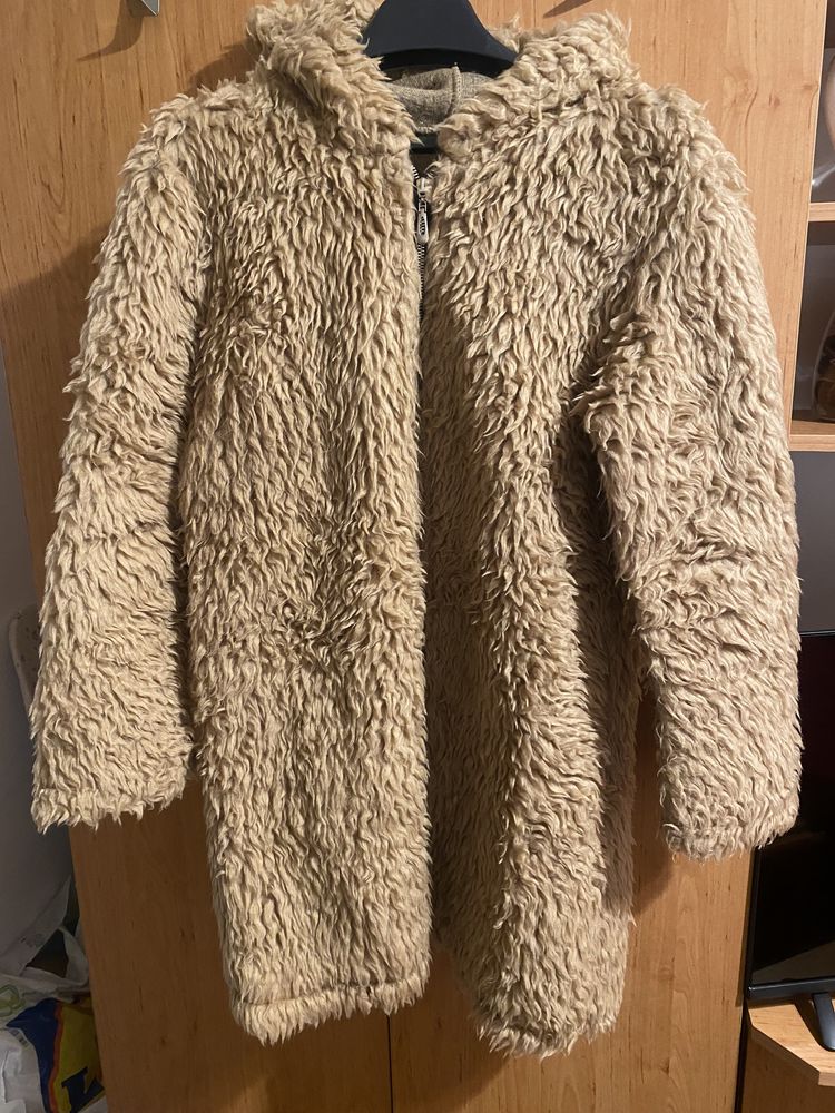Palton pufos de iarna