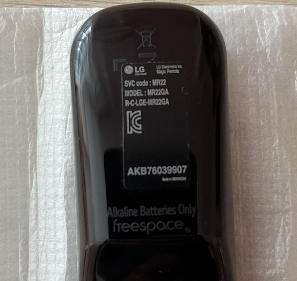 LG Magic Remote MR22GA