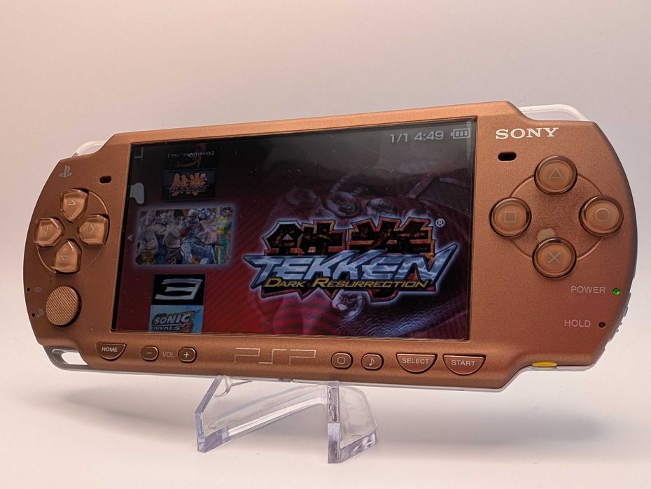 Sony PSP 2000 (Matte Bronze, 64гб, прошивка, 50 игр, новый АКБ)