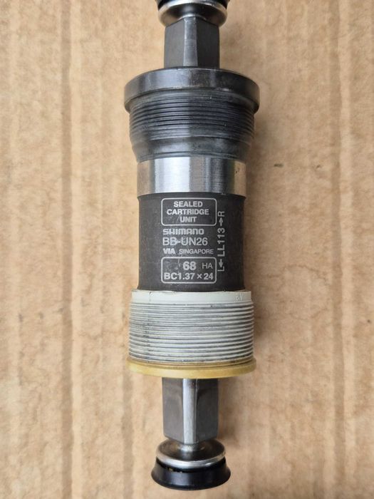 Angrenaj pedalier Shimano FC-M430/431 si ax BB-UN-26