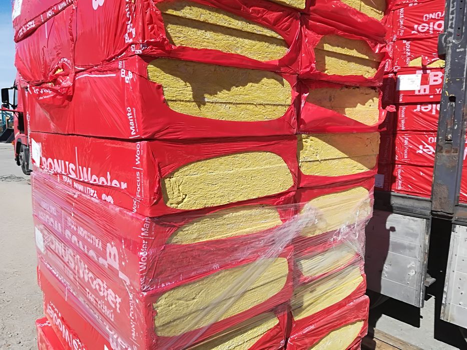 Vata bazaltica fatada exterior 5cm  10cm 15cm 100kg/mc STOC MARE
