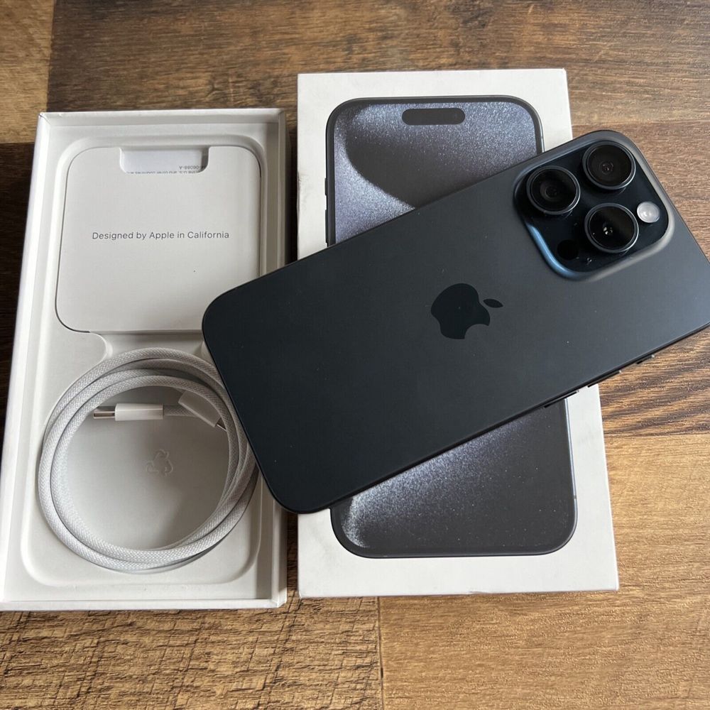 iPhone 15 pro black 128gb LLA