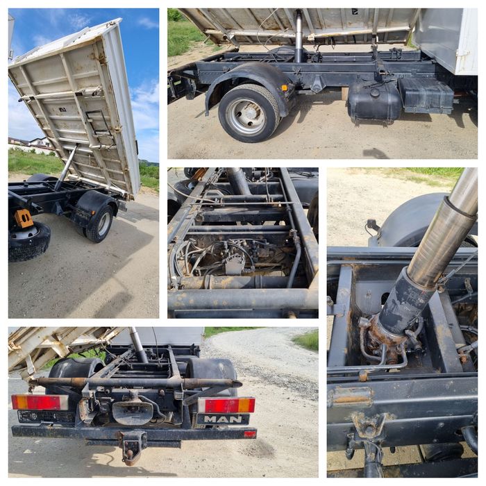 Man 7,5t  basculabil - 3 parti- Iveco - Atego