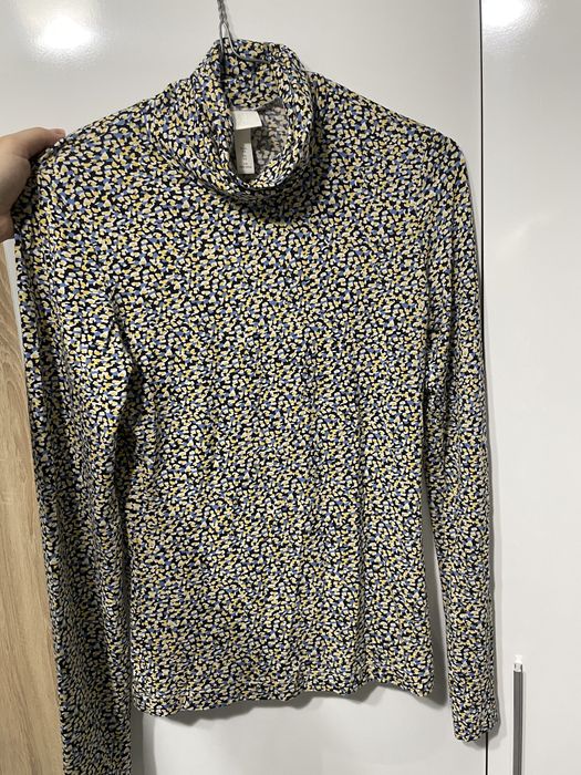 Блуза с поло яка