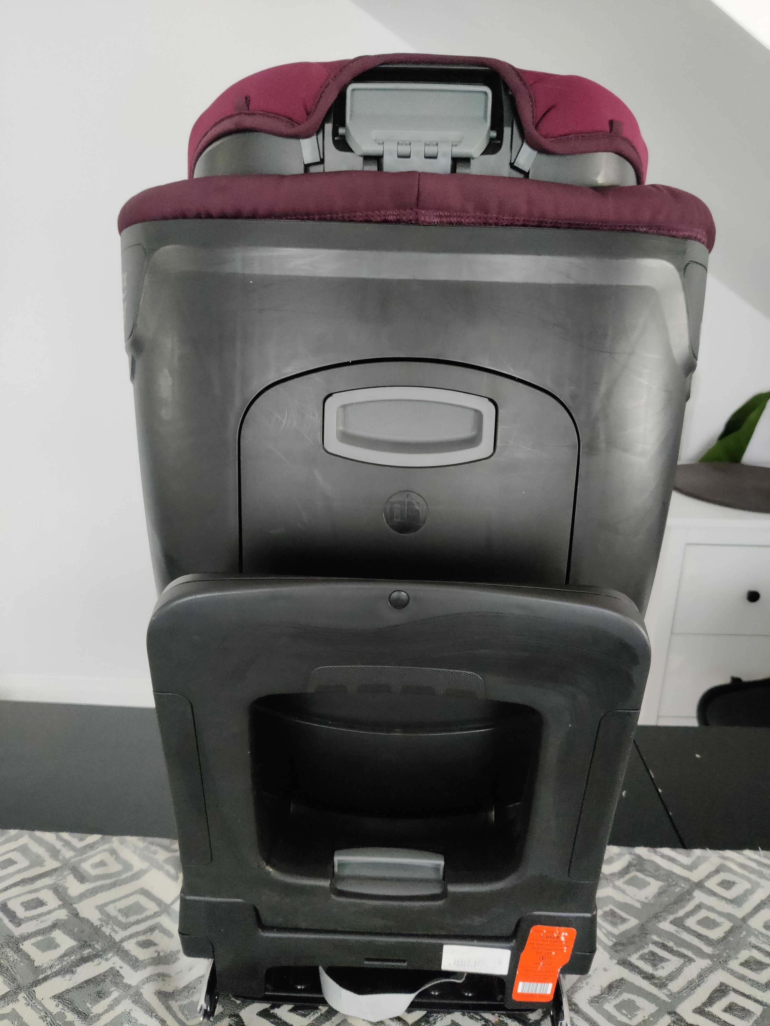 Scaun auto ISOFIX i-Size Britax Romer DUALFIX Burgundy Red, 40-105 cm