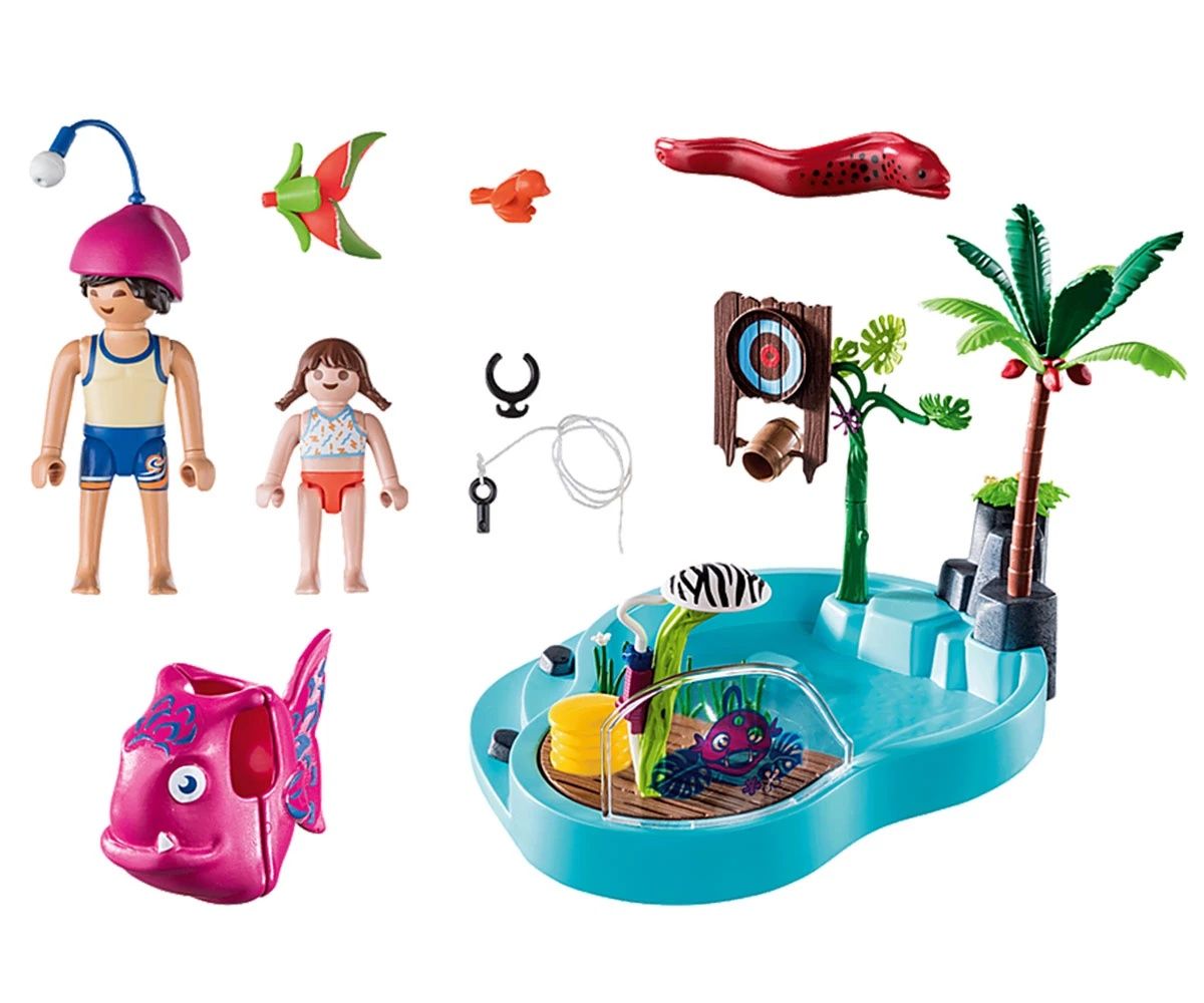Playmobil - Малък басейн с пръскачка за вода