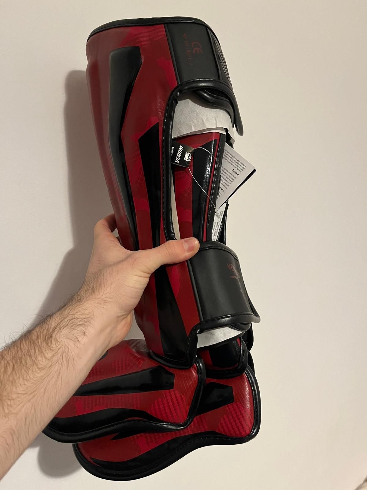 Tibiere kickbox venum elite standup-Red Camo noi