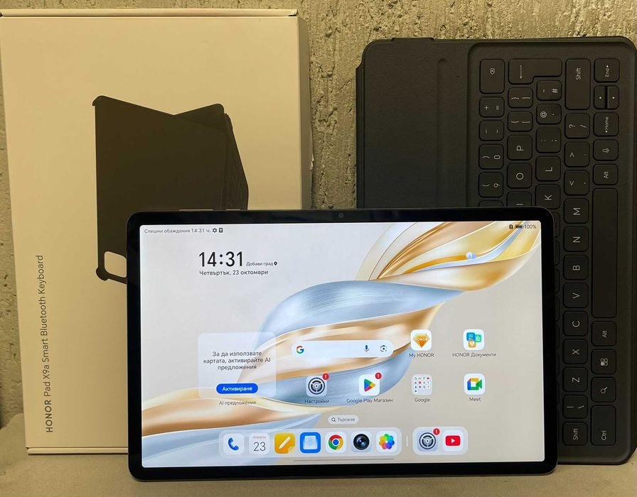Таблет HONOR Pad X9a, 11.45", 6GB RAM, 128GB