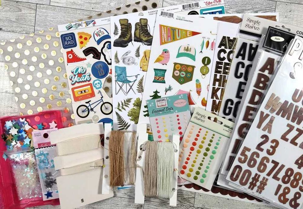 Mystery Box Scrapbooking - DIY 100+ goodies
