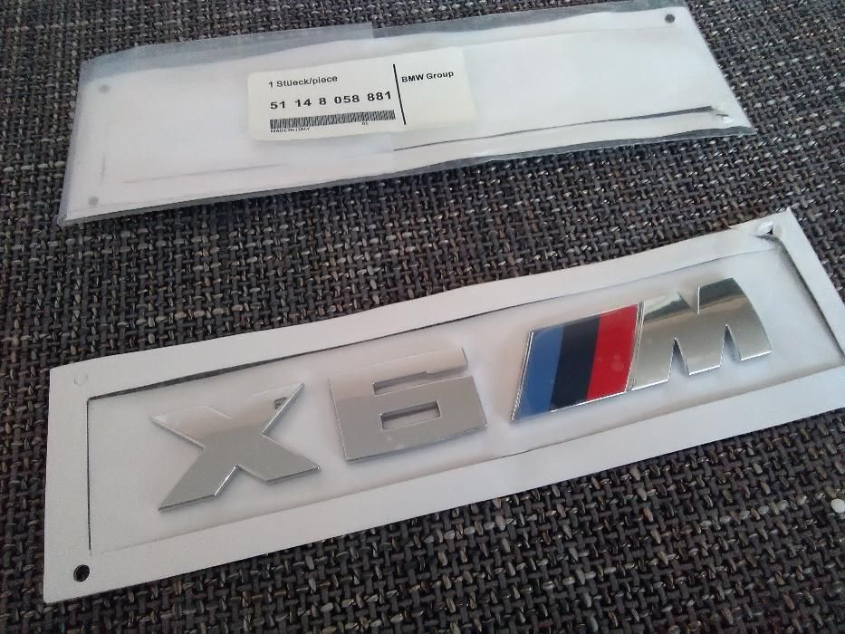 Emblema BMW X6M spate abs