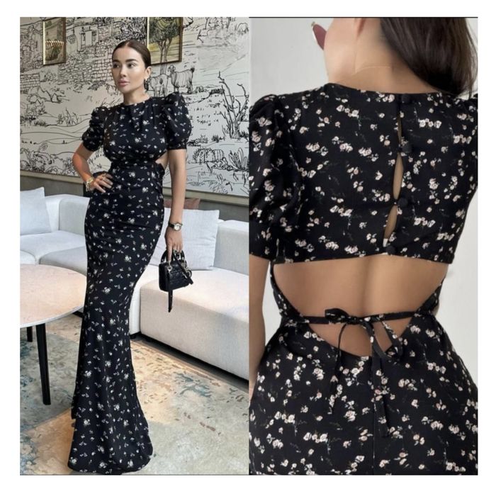 Вечернее платье черный