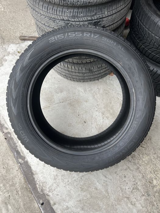 2 anvelope de iarna 215/55/17 nokian!