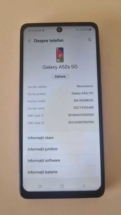 Samsung Galaxi A 52s 5g