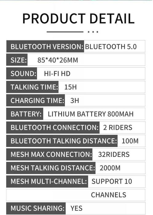 Sistem de comunicare moto  T30-S PRO conferinta 32 rideri Simultan