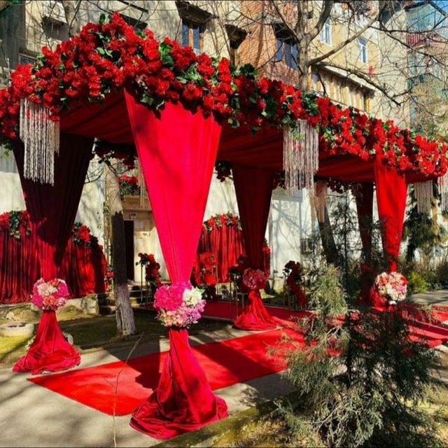 Свадебные шикарный декораций оформление. Afarmleniya toy bezaklari