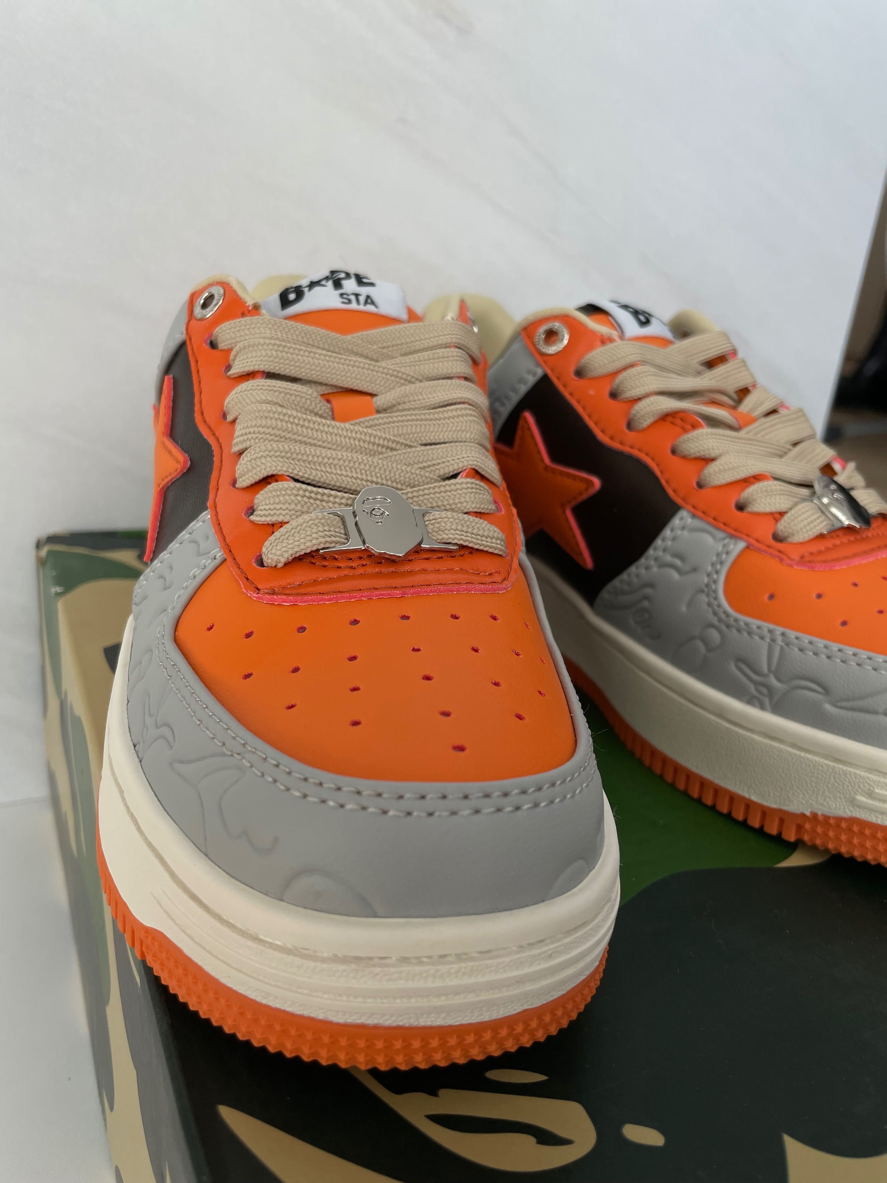 Bape sta low grey/orange