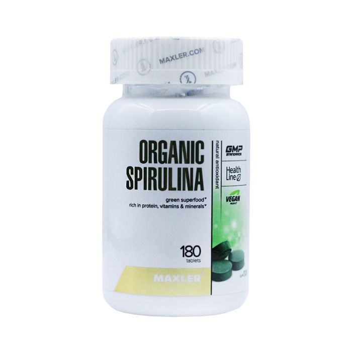 Спирулина Maxler Organic 500 мг 180 таблеток