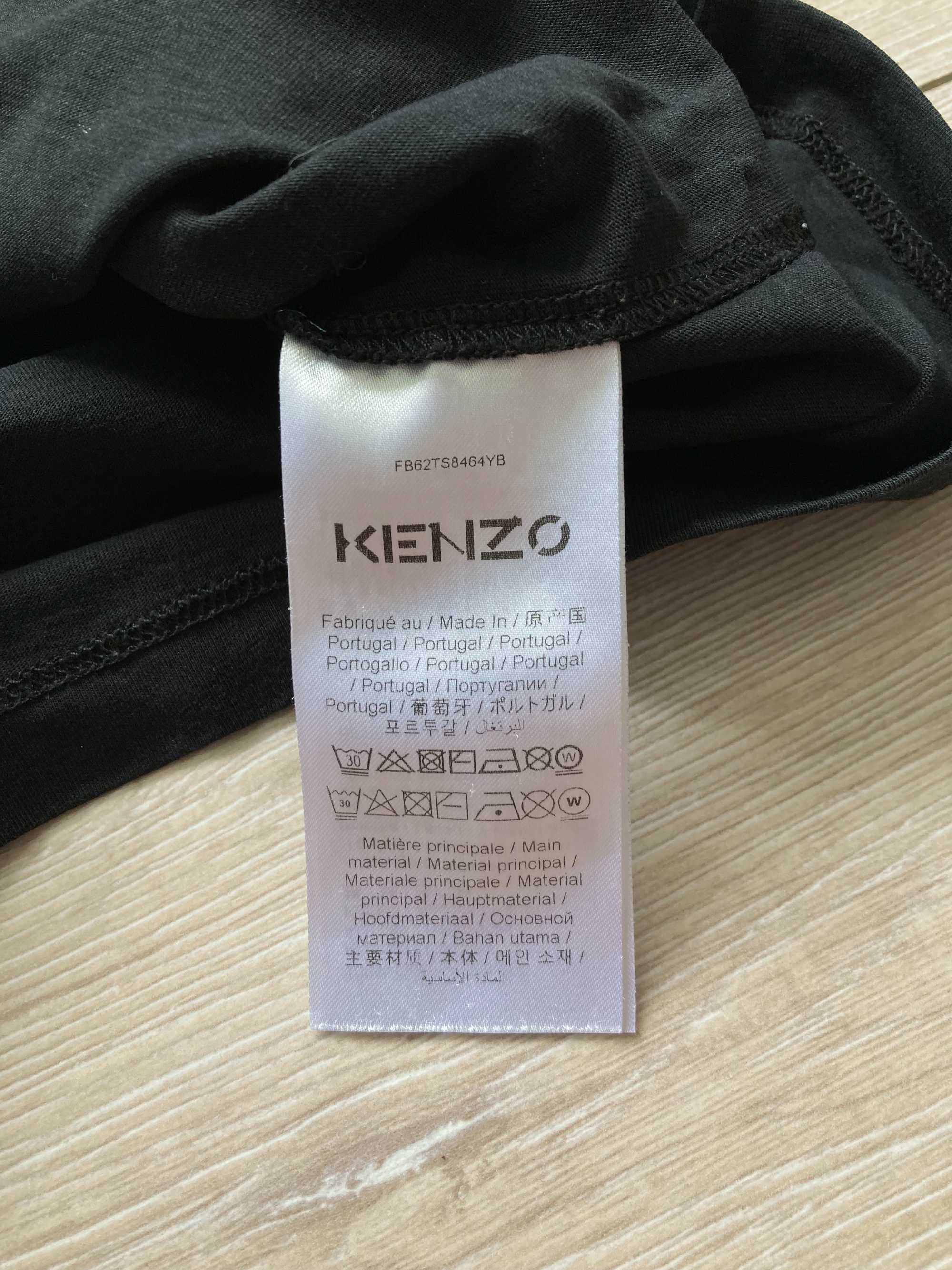 Оригинална KENZO женска черна тениска размер L