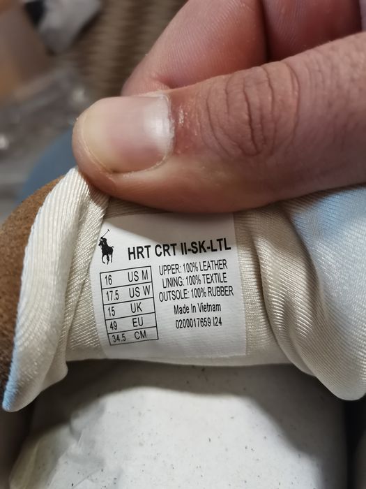 Polo Ralph Lauren мъжки кецове — 34.5 см стелка, нови, оригинални