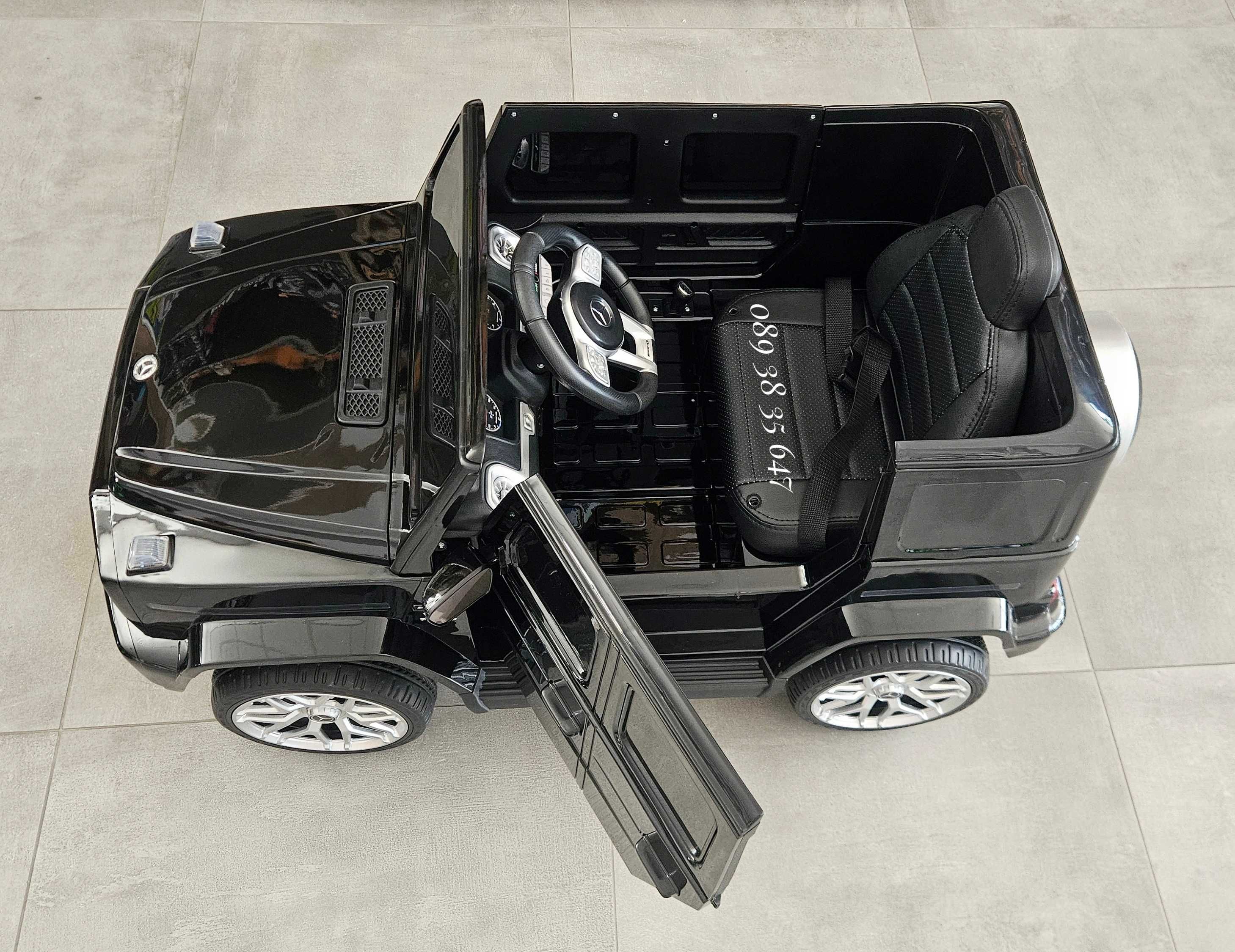 ХИТ!НОВО!Акумулаторен джип Mercedes G63 AMG с 12V,EVA гуми,металик,USB