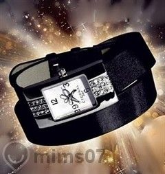 Намален! Стилен часовник с камъчета Сваровски