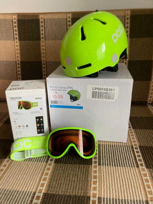 Casca si ochelari ski POC