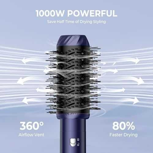 Нов 1000W мултифункционален сешоар и стилизатор с приставки за коса