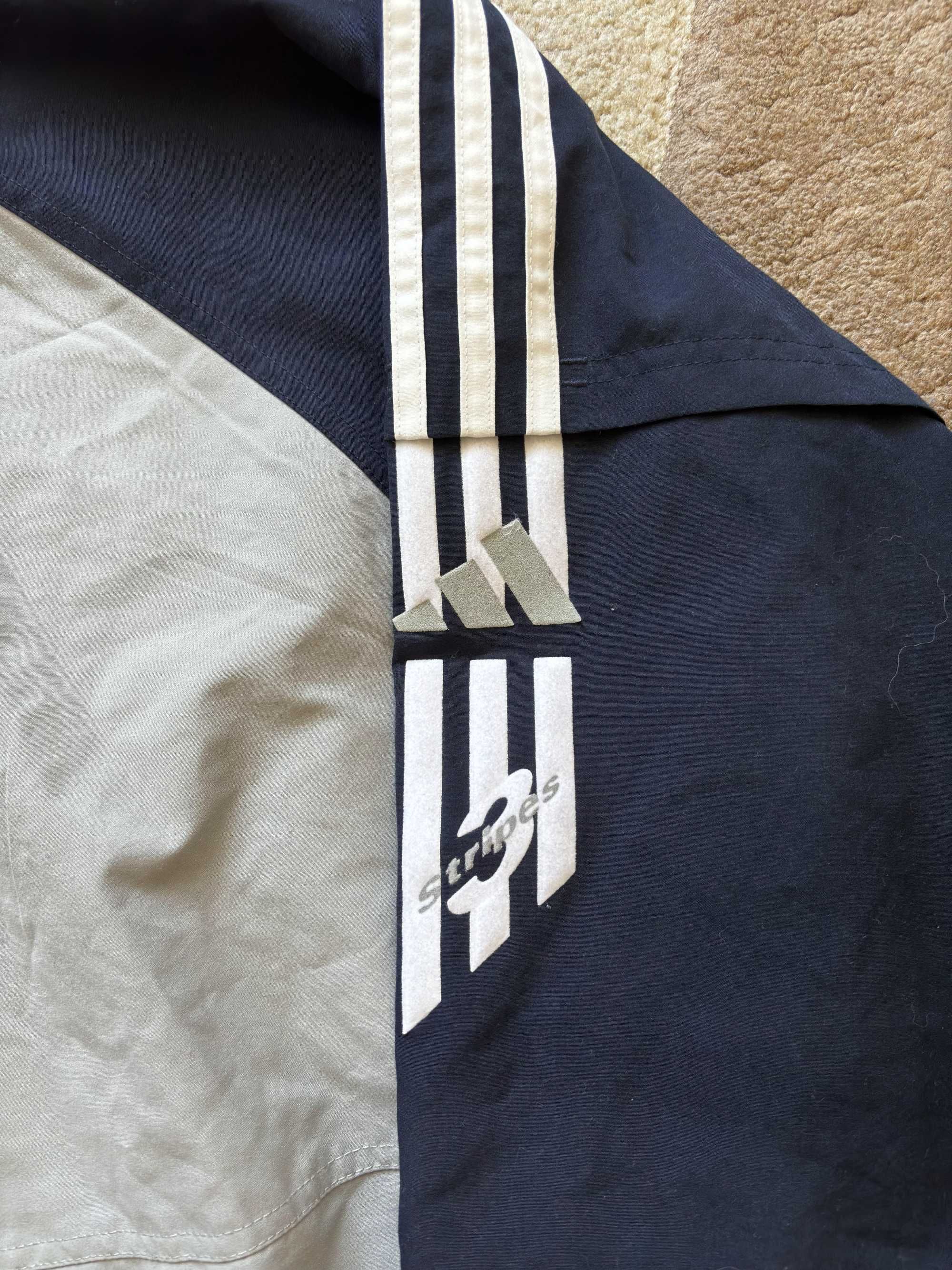 Geaca Vintage Adidas Windbreaker Cool Retro Design Simple 3 Stripes