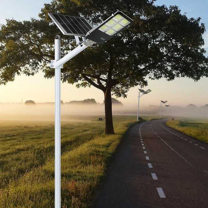 Lampa Incarcare Solara 100w 200W 300W 400w Telecomanda Suport Stalp