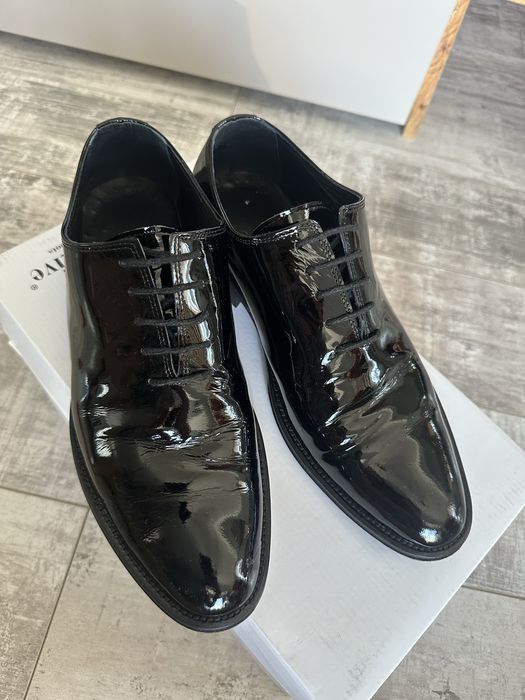 Pantofi barbati ceremonie din piele lacuita