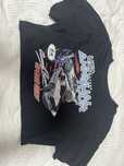 Tricou scurt negru de dama