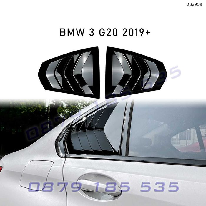 Декоративни капаци жалузи задни странични прозорци BMW 3 G20 бмв г20