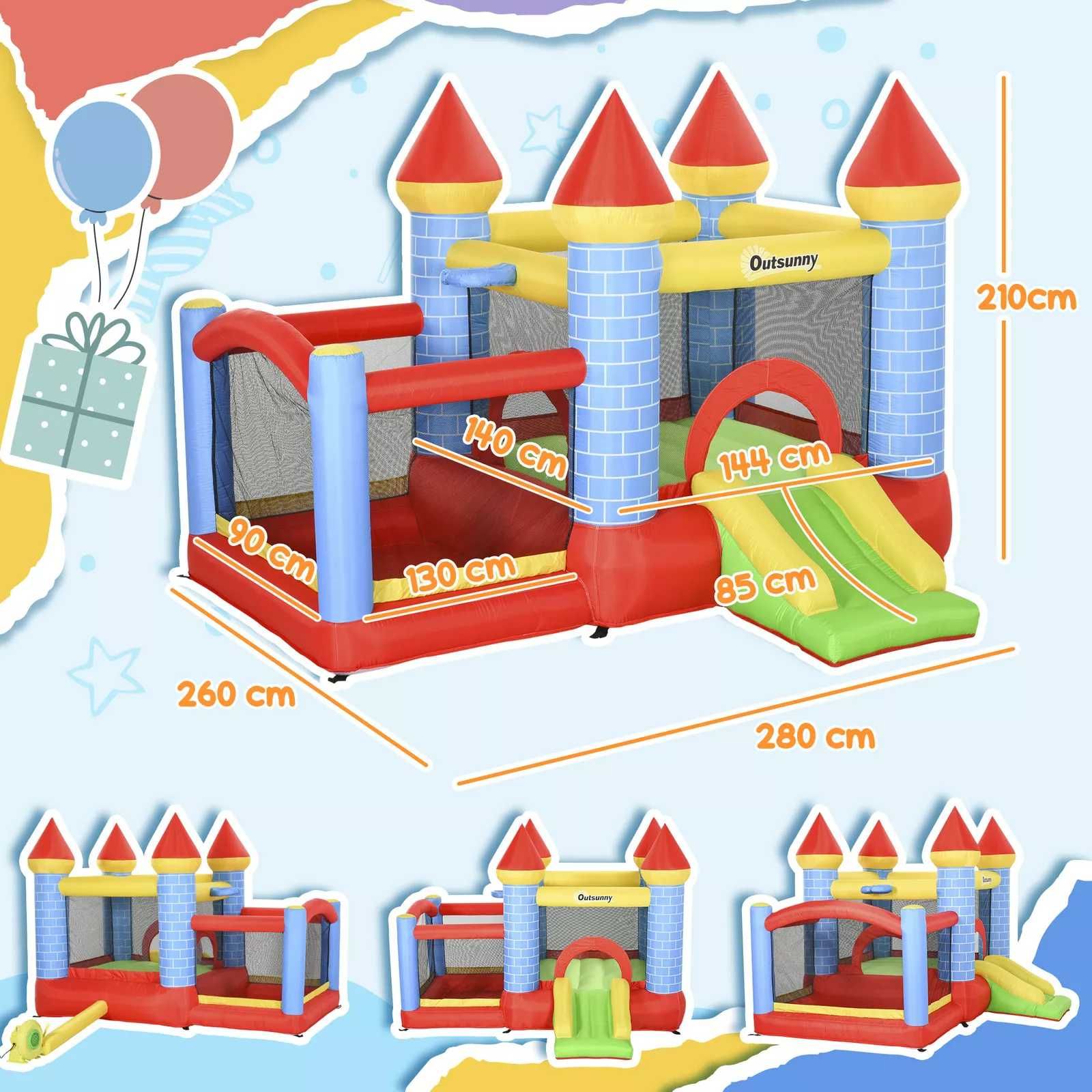 Castel Gonflabil pentru Copii 3–10 ani