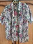 Vand camasa maneca scurta barbat, L, model floral,  bbc 100%,