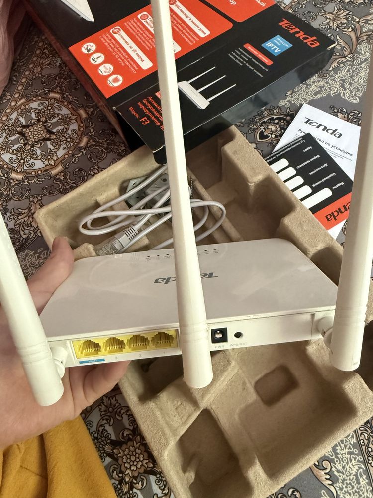 Tenda 3 shoxli router sotiladi