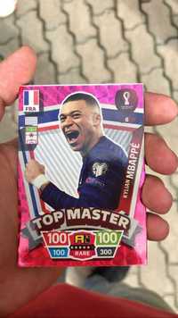 Cartonas Mbappe Top Masters Rare Panini World Cup 2022